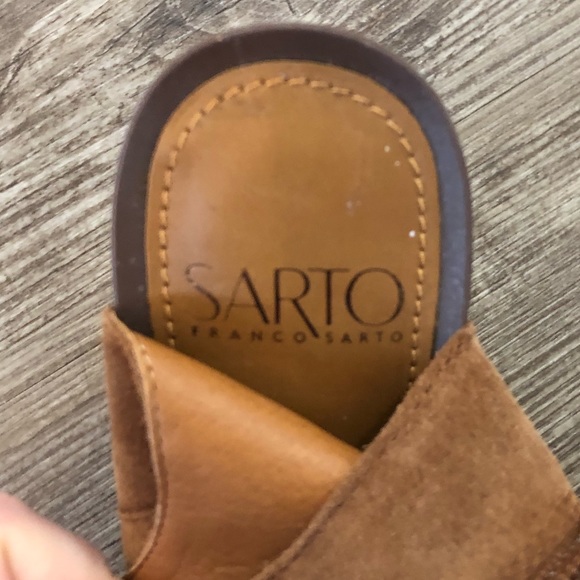 Franco Sarto SZ 5.5 Cognac Sandal Boots NWOT *Never Worn* Prairieposherca - Picture 6 of 7